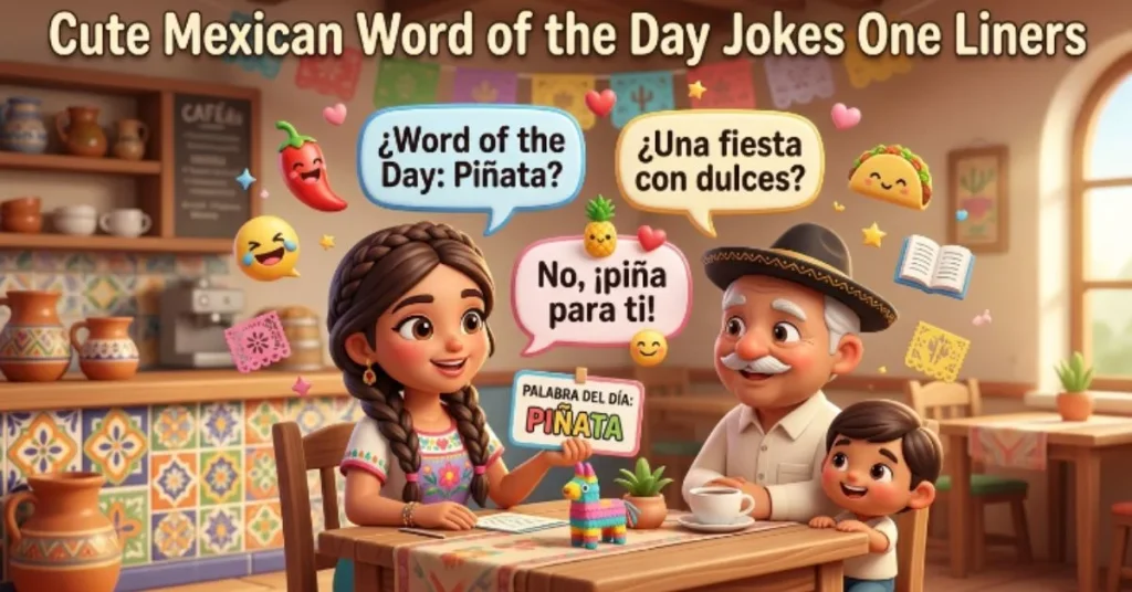 Cute Mexican Word of the Day Jokes One Liners