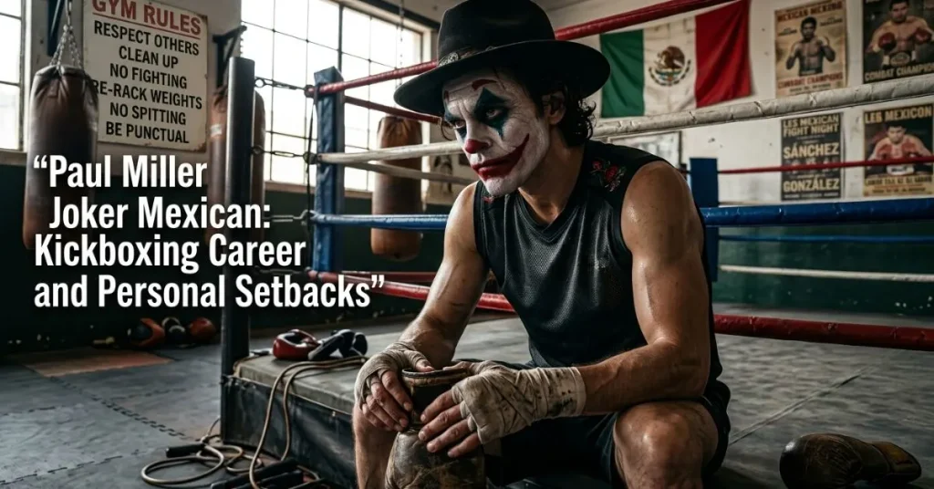 Paul Miller Joker Mexican: Kickboxing Career and Personal Setbacks