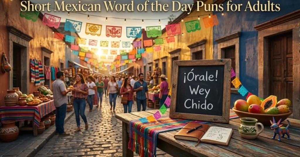 Short Mexican Word of the Day Puns for Adults 