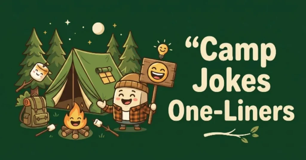 Camp jokes one liners