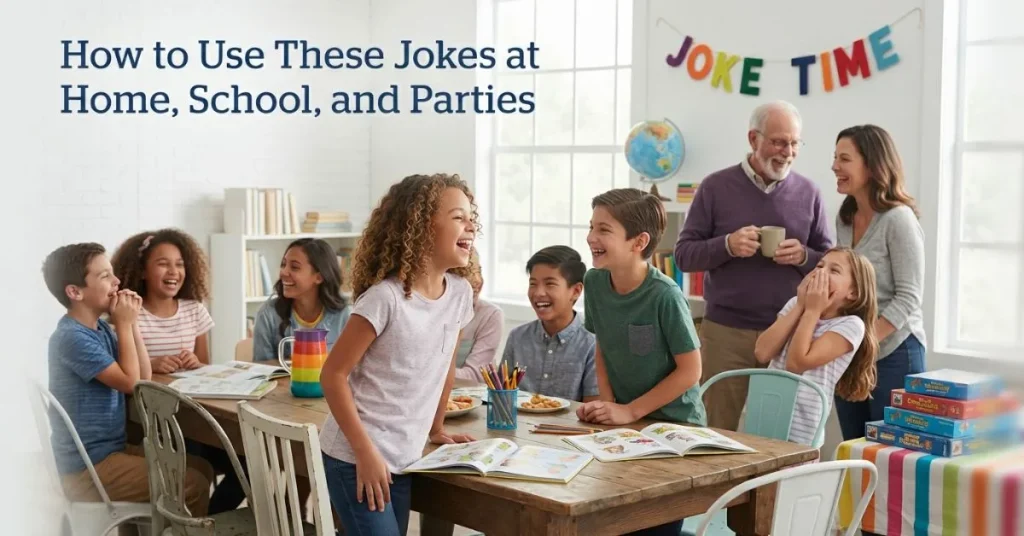 How to Use These Jokes at Home, School, and Parties